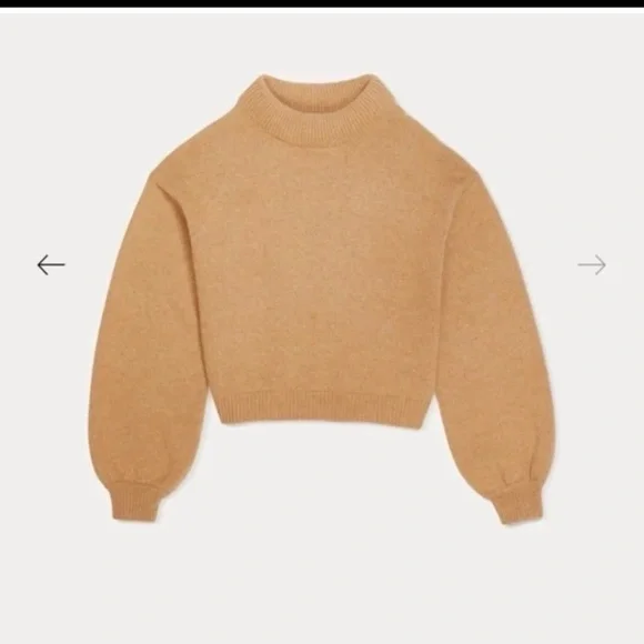 Something Navy Miranda Coil Neck Sweater In Camel Brown 
size XL - Picture 6 of 12